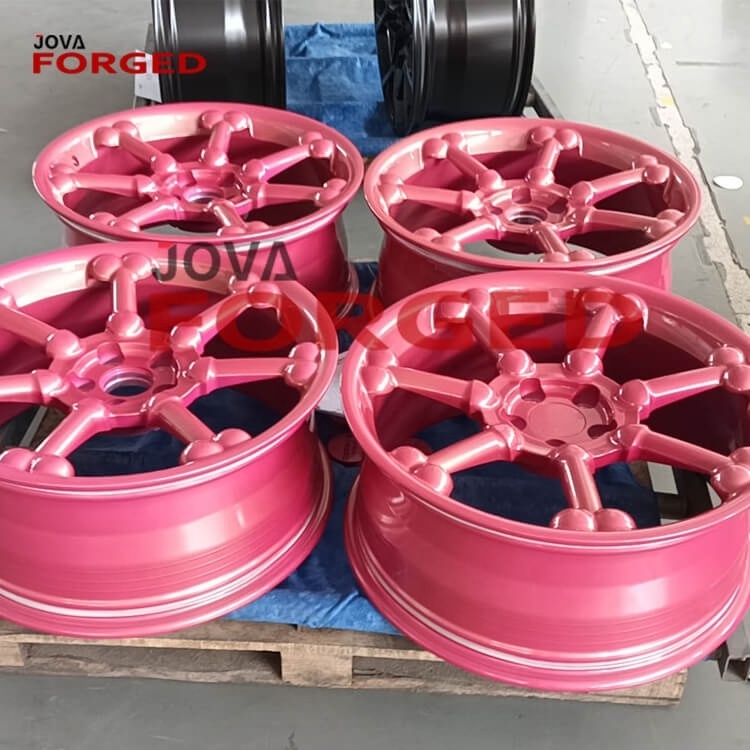 Hot Sale Jdm Rims Passenger Car Wheels Mirror Rose Pink Alloy Wheels For Infiniti Q50