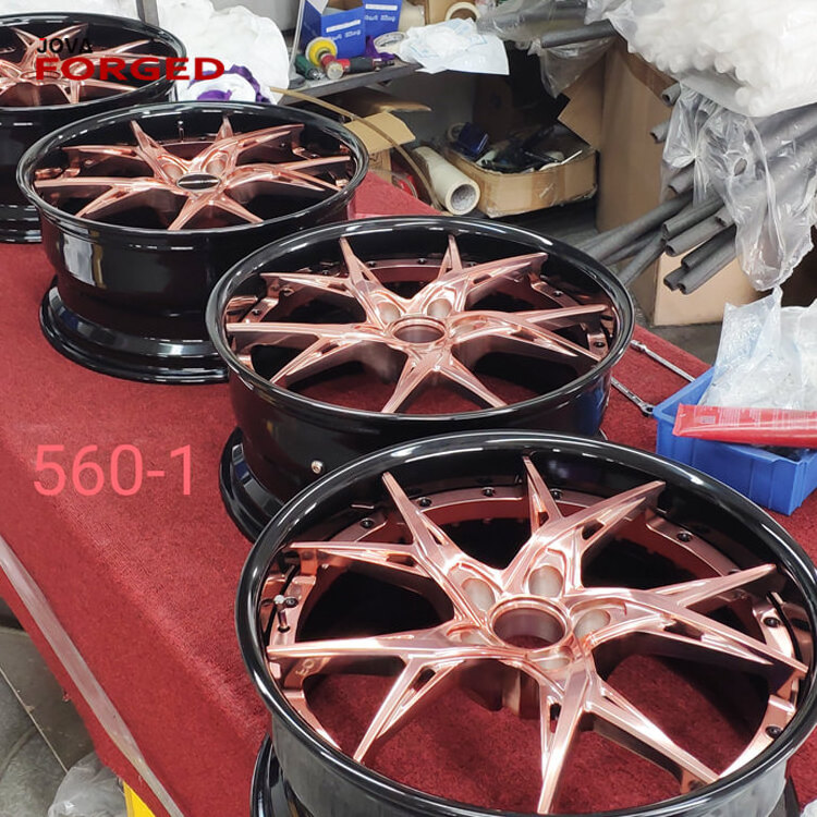 Alloy Rims 100x5 19 Inch Super Deep Concave Rose Gold Forged Wheel