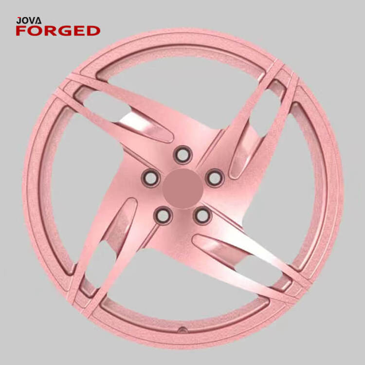 4 Lug Aftermarket Alloy Rim With Pcd 4x100 5x108 Made In China Car Rim 22 Inch Rose Gold Forged Rims For bmw f10 f90 x5 e70