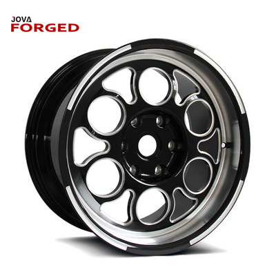 17 Inch Forged Deep Lip Black Alloy Rims 5x112 Wheels Concave Rims