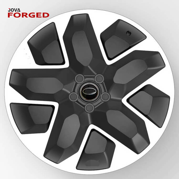 Monoblock Rims Forged Black Silver Bright Surface 22 Inch Forged Concave Wheels 5x120