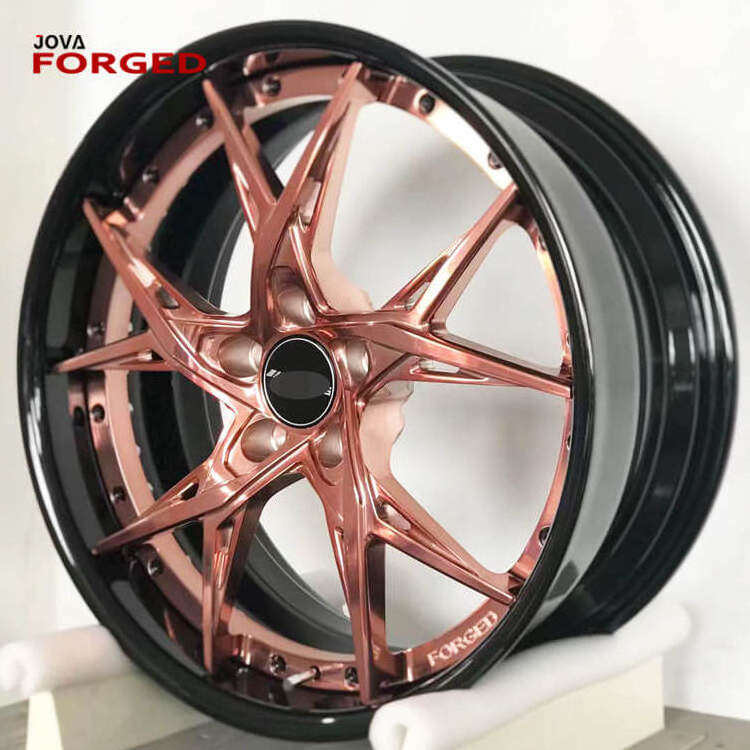 Alloy Rims 100x5 19 Inch Super Deep Concave Rose Gold Forged Wheel