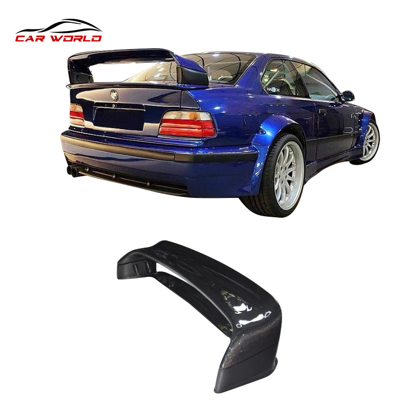 Carbon Fiber Rear Spoiler For Bmw 3 Series E36 Car Body Kit Back Boot Tail Wing Exterior Parts Accessory