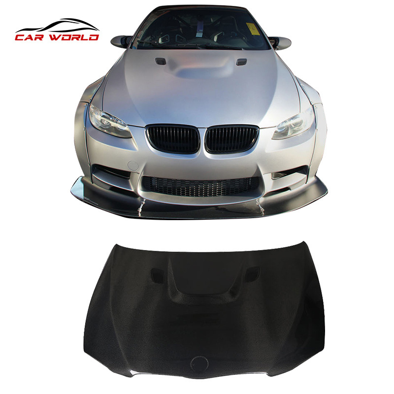 Car Accessories Modified E90 M3 318i 320i 330i 335 Engine Carbon Fiber Hood For BMW 3 Series