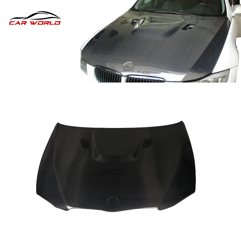 Car Accessories Modified E90 M3 318i 320i 330i 335 Engine Carbon Fiber Hood For BMW 3 Series