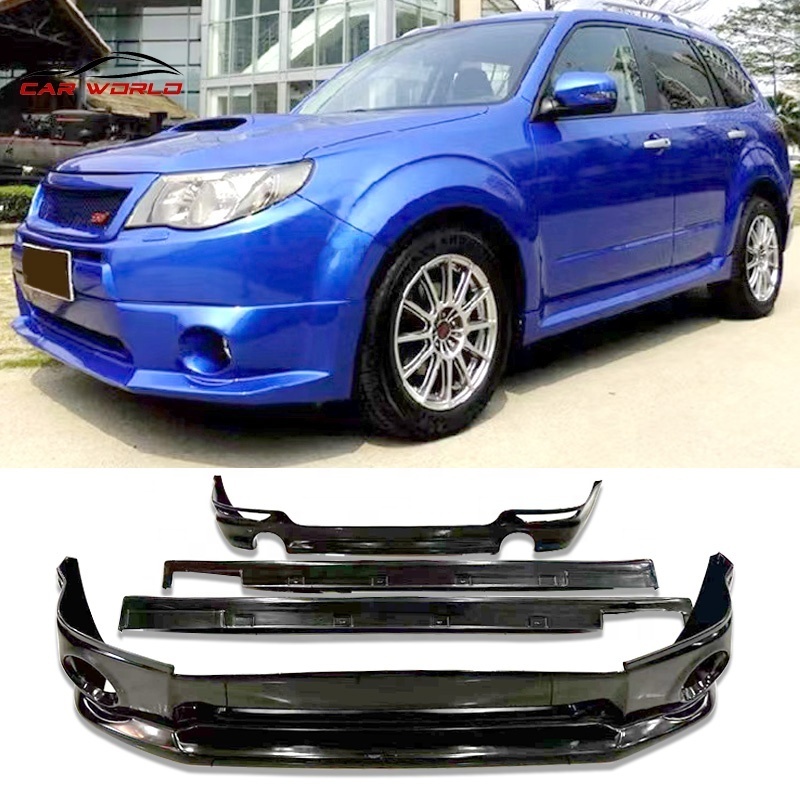 Car Body Kit For Subaru Forester sh5 2008 - 2012 Model Front Lip Rear Lip Side Skirts ABS Plastic High Material