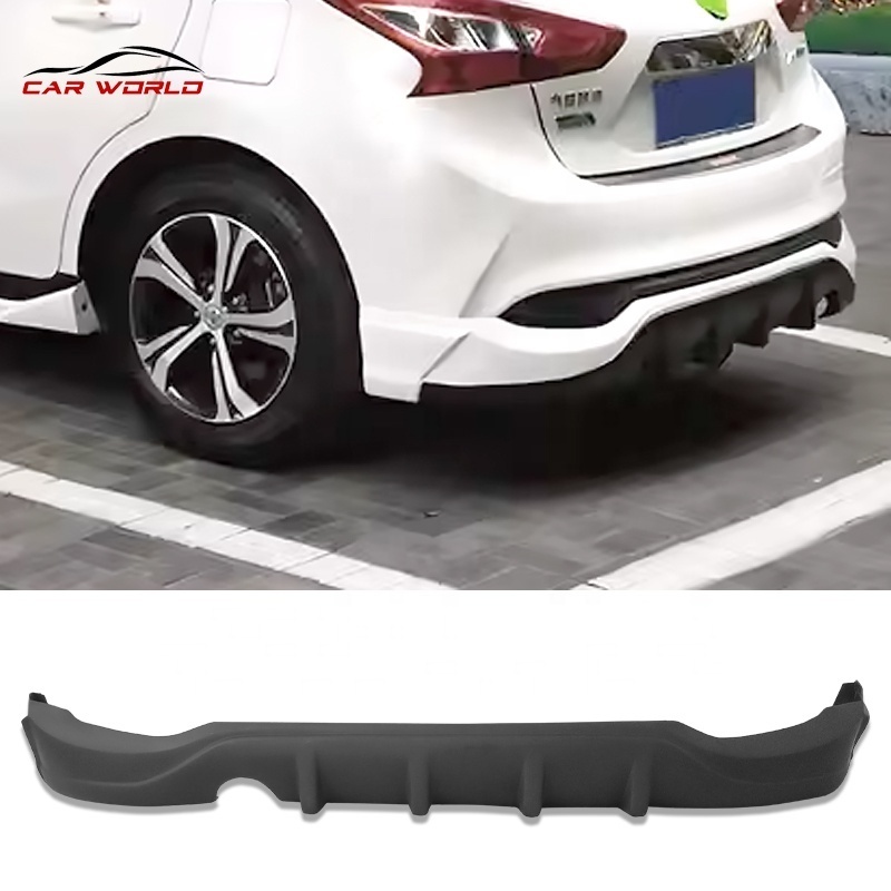 Front Bumper Lower Lip For Nissan Tiida 2016-2021Car Body Kits Side Skirts Rear Diffuser Lip ABS Material Car Exterior Parts