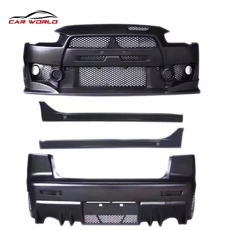 Car Bumper For Lancer  Car Bodykit Front Bumper Rear Bumper Side Skirts For 2009-2015 Mitsubishi Lancer  To FQ Model