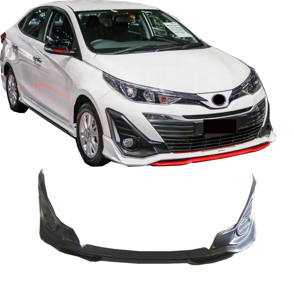 car body kit for 2018 -2020 Toyota Yaris front lip rear diffuser lip side skirts for toyota yaris vios TRD exterior body kits