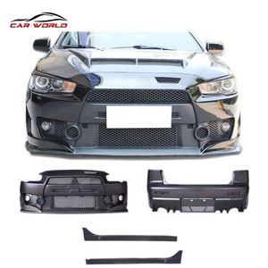 Car Bumper For Lancer  Car Bodykit Front Bumper Rear Bumper Side Skirts For 2009-2015 Mitsubishi Lancer  To FQ Model