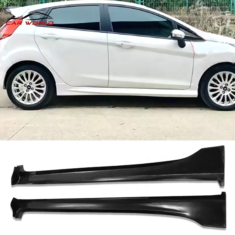 Car Accessories Body Kit For Ford Fiesta 2013-2015 Conversion Front Rear Diffuser Lip Side Skirts ABS Material Car Tuning Parts