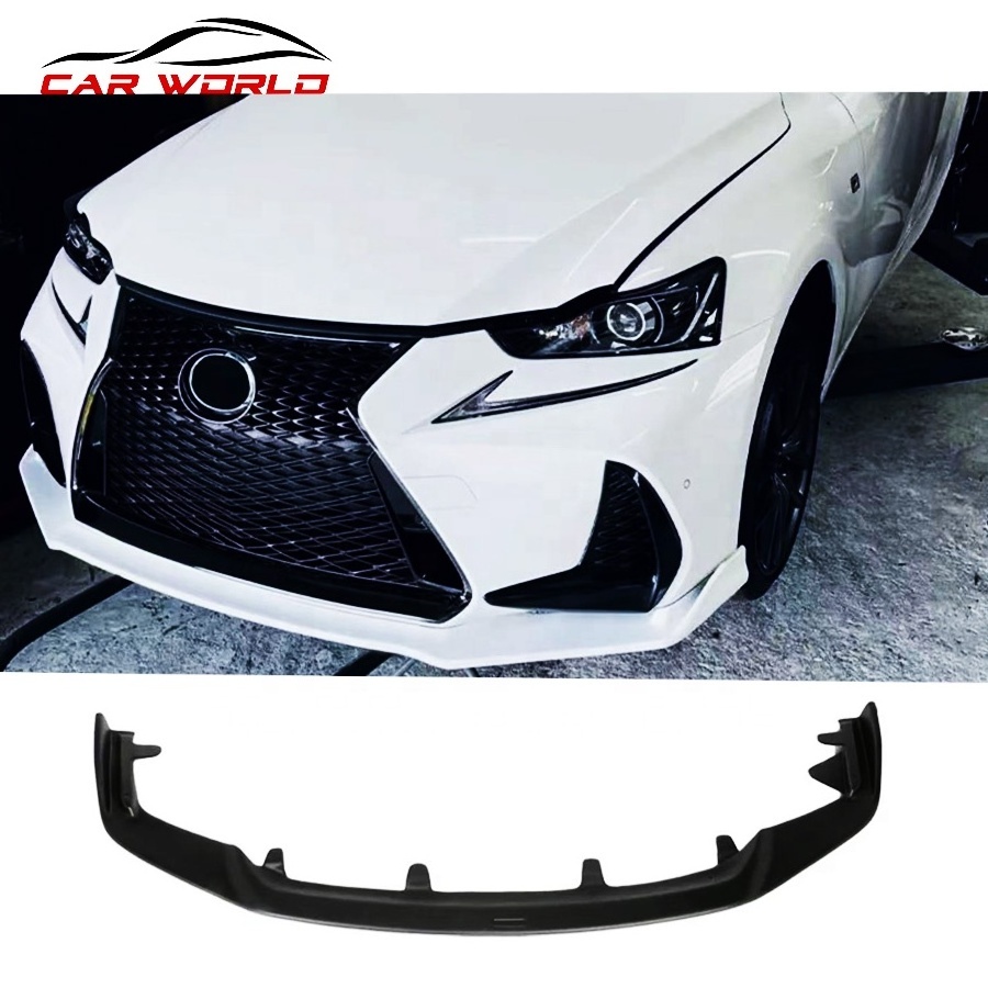 Front Bumper Lip Spoiler For 2017 2018 Lexus IS300 IS350  Car Front Lip For 2019 2020  Lexus Is200t  ABS Plastic Matter Black