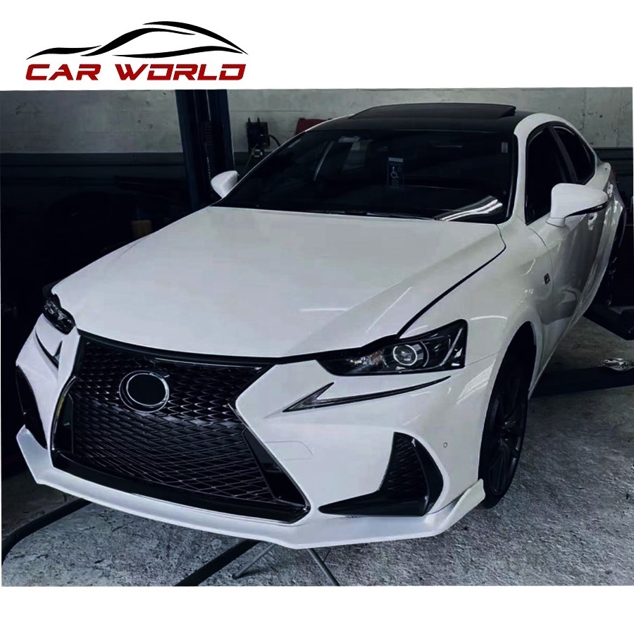 Front Bumper Lip Spoiler For 2017 2018 Lexus IS300 IS350  Car Front Lip For 2019 2020  Lexus Is200t  ABS Plastic Matter Black