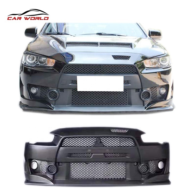 Car Bumper For Lancer  Car Bodykit Front Bumper Rear Bumper Side Skirts For 2009-2015 Mitsubishi Lancer  To FQ Model