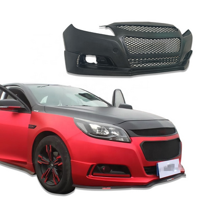 Auto Parts Car Facelift Conversion For Chevrolet Malibu 2012-2015 ABS Material Front Bumper Face Kit with Fog Lamp America Style