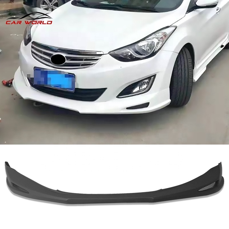 Front Lip for Hyundai Elantra 2012-2016 Car Body Kits Side Skirts Rear Diffuser Lip with Light ABS Material Exterior Parts