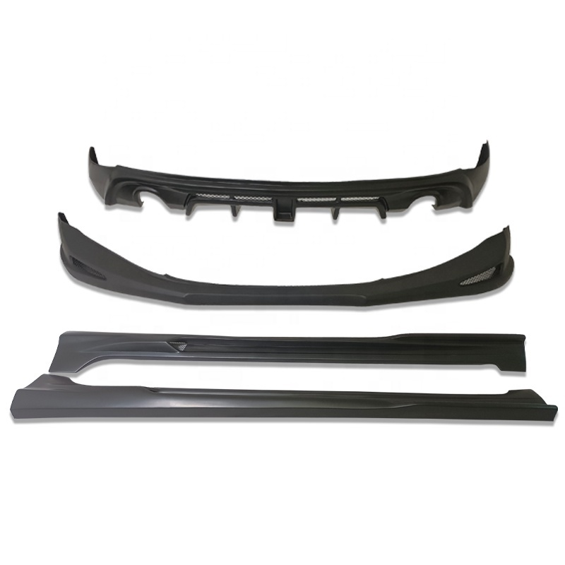 Front Lip for Hyundai Elantra 2012-2016 Car Body Kits Side Skirts Rear Diffuser Lip with Light ABS Material Exterior Parts