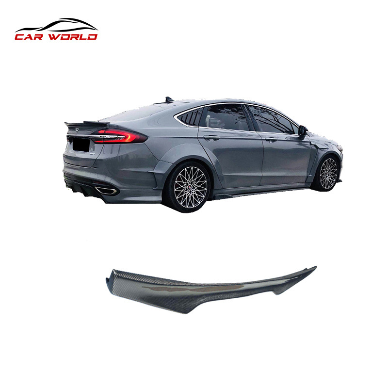 Auto Accessories Modified Wide Body Small Body Kit Carbon Fiber Blade Spoiler For Ford 2013-2018 Mondeo