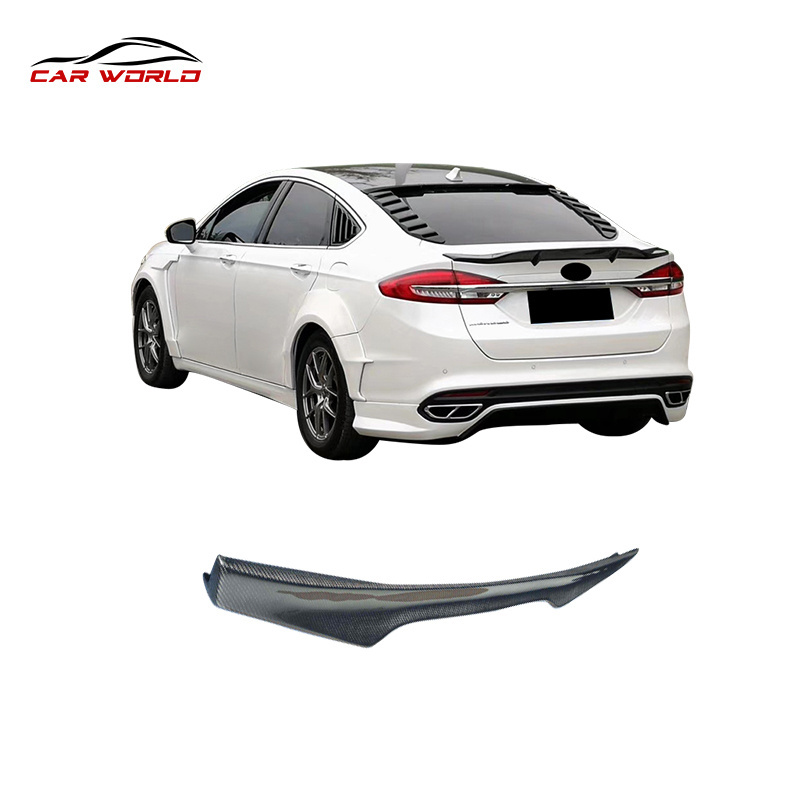 Auto Accessories Modified Wide Body Small Body Kit Carbon Fiber Blade Spoiler For Ford 2013-2018 Mondeo