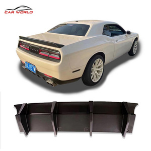 Factory Hot Sales PP Material Rear Lip For Dodge Challenger 2015-2022 Car Rear Bumper Diffuser Auto Parts Body Kit