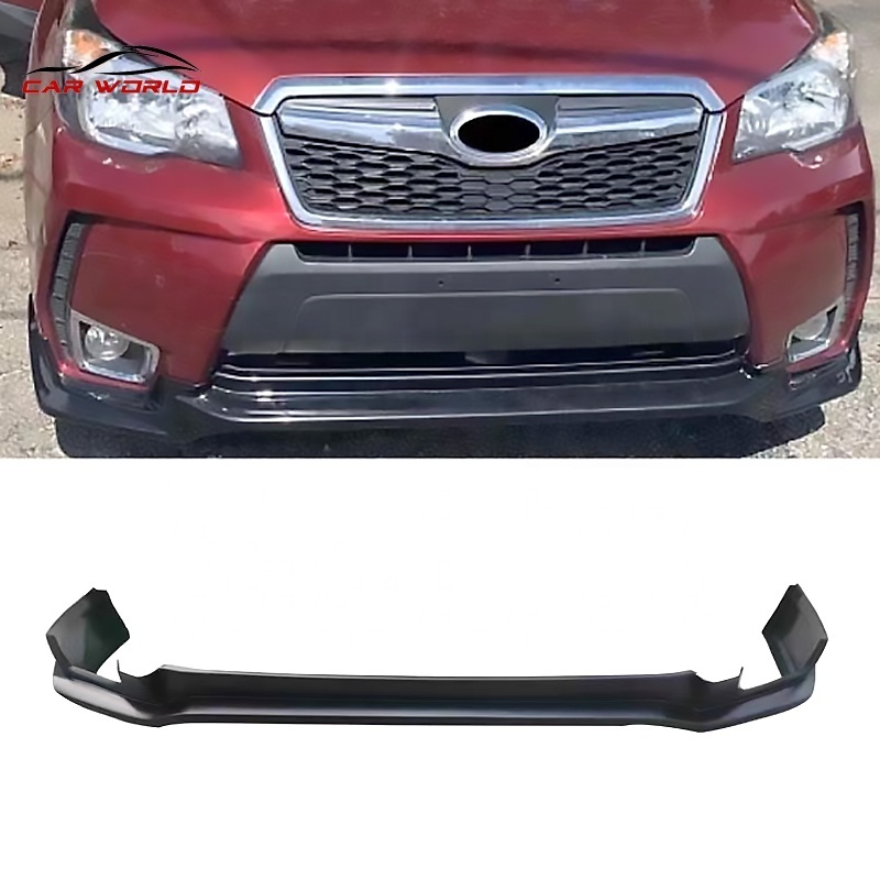 Car Body Kit For 2013-2018  Subaru Forester Sti Front Lip ABS Plastic High Material No Color Subaru Forester Bumper  Lips