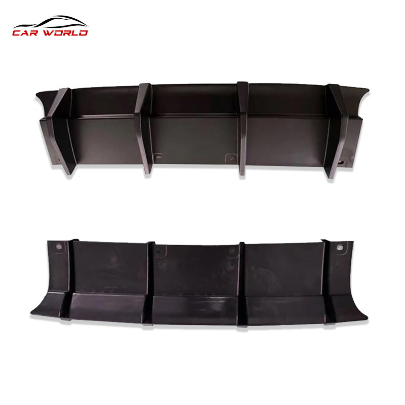 Factory Hot Sales PP Material Rear Lip For Dodge Challenger 2015-2022 Car Rear Bumper Diffuser Auto Parts Body Kit