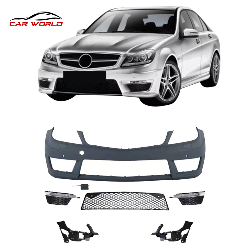 Factory Price Car Parts Accessories 2011-2014 W204 Body Kit For Mercedes Benz C63 Black Series