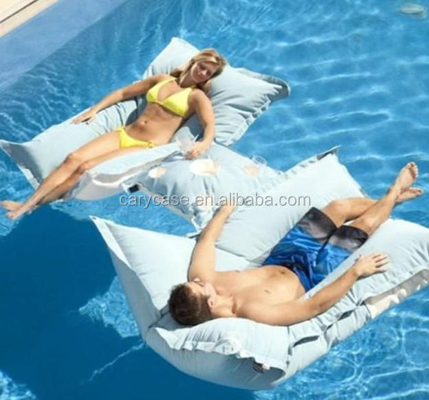 Pacific oversized lounge chair, water pool floating beanbags, swimming pool bean bag lounge