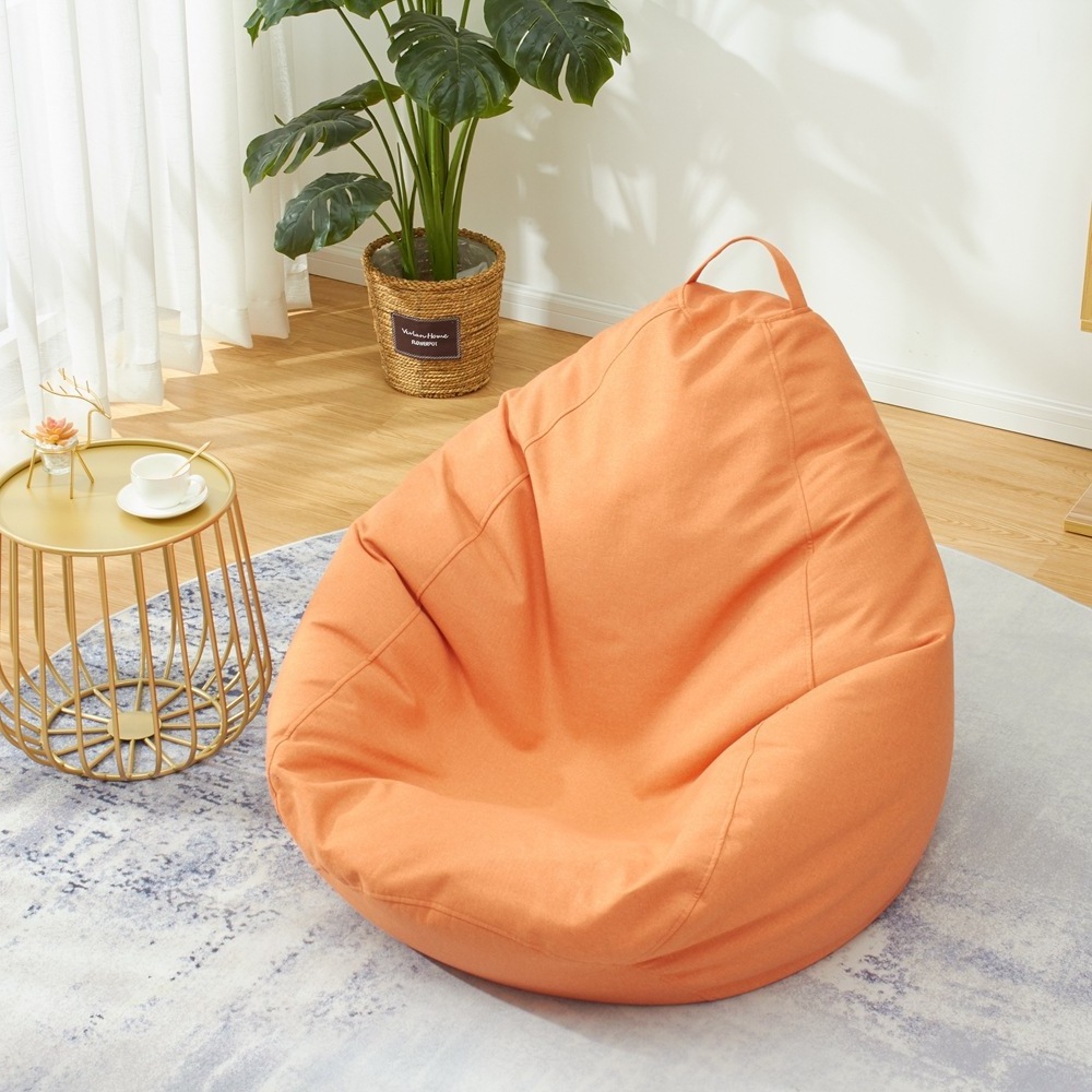 Orange lazy sofa epp single recliner bedroom lounge chair apartment tatami bean bag