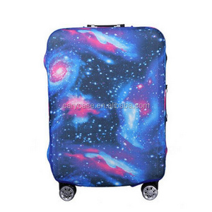 night light full printed Cheap price custom plastic spandex luggage wheel cover