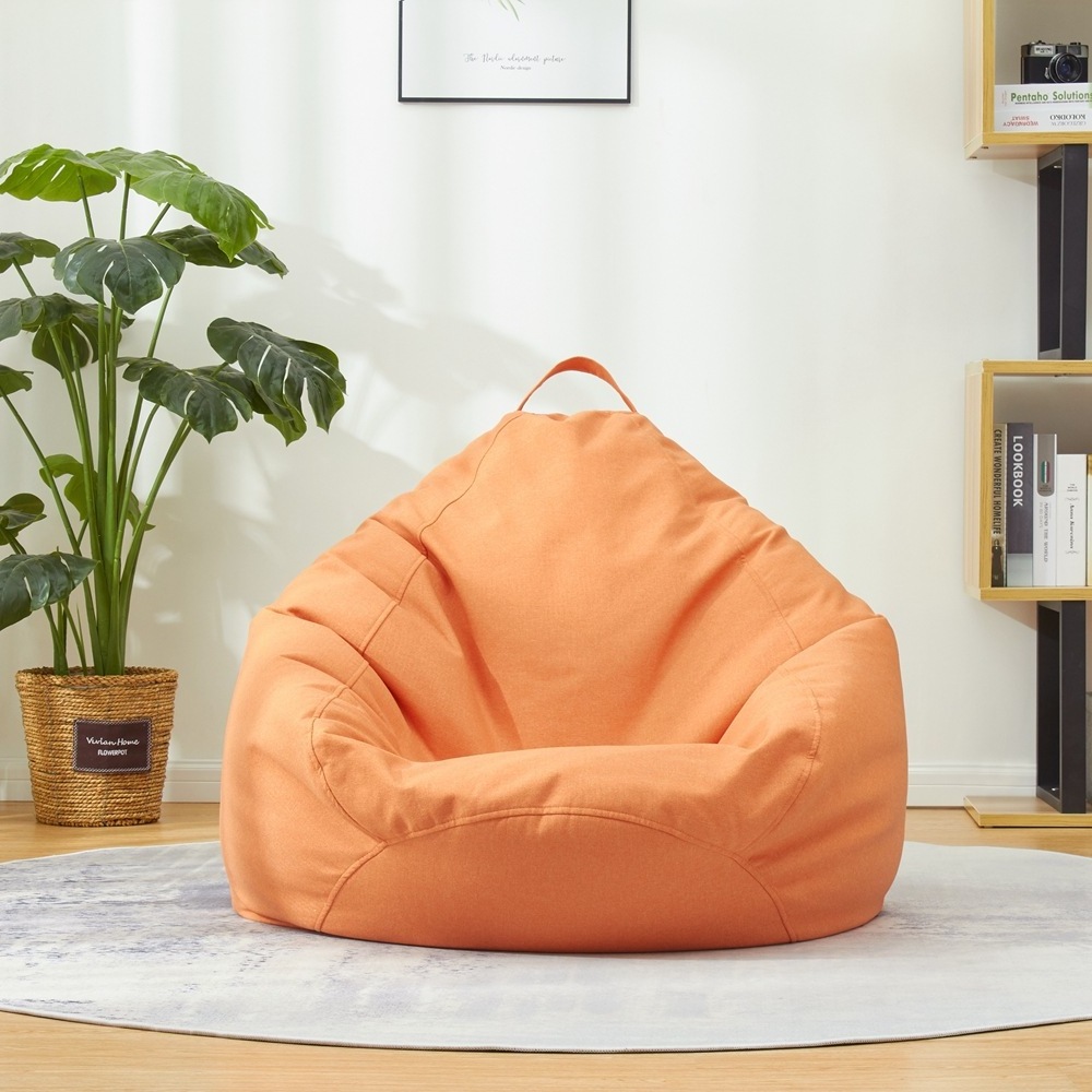 Orange lazy sofa epp single recliner bedroom lounge chair apartment tatami bean bag