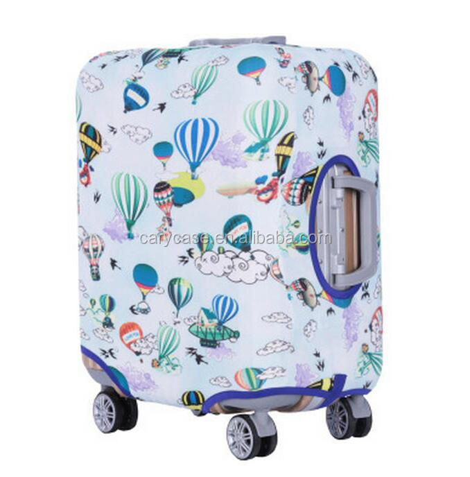 night light full printed Cheap price custom plastic spandex luggage wheel cover