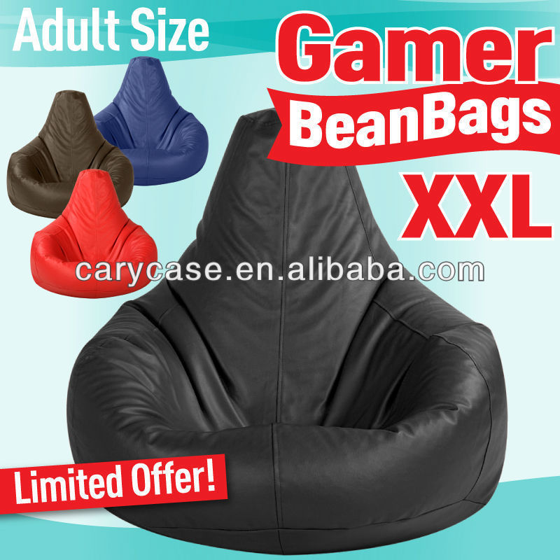 XXL adults Gamer beanbags, outdoor and indoor bean bag chair WITHOUT FILLING