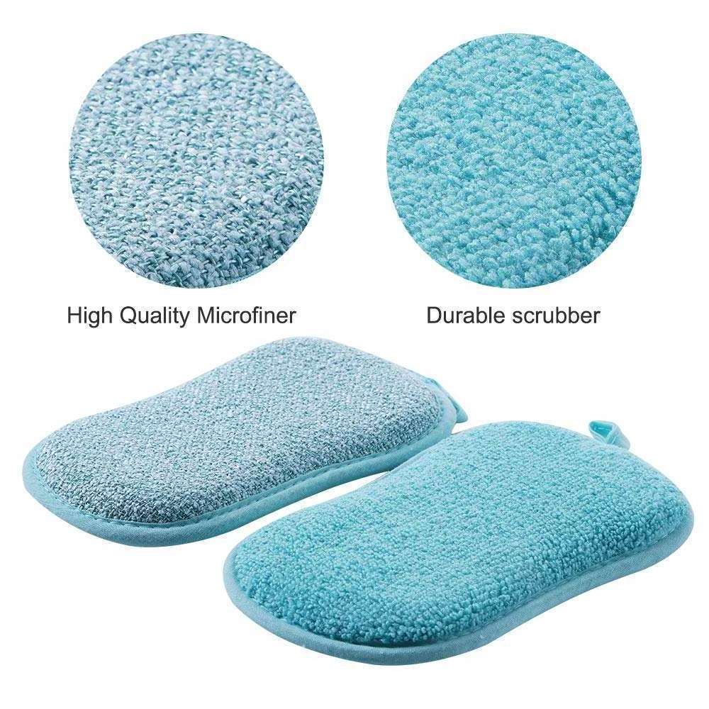 Manufacturer's direct sales daily necessities double-sided sponge absorbent kitchen cloth, dishwashing brush, pot, magic tool