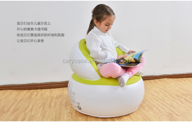 Children cute inflatable sofa,creative flocking back ,child sofa leisure chairs