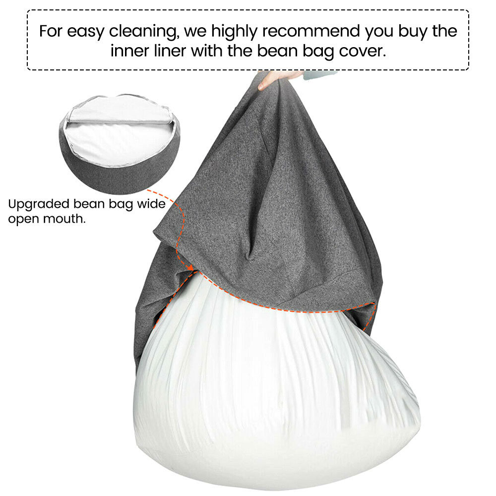 Breathable mesh fabric cotton bean bag liner bag , beanbag linings