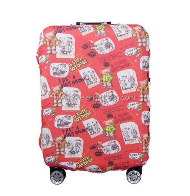 night light full printed Cheap price custom plastic spandex luggage wheel cover