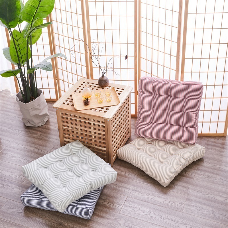 thick cushion tatami mat floor cushion bay window square round lazy cushion meditation futon