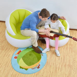 Children cute inflatable sofa,creative flocking back ,child sofa leisure chairs