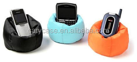 New Style Bean Bag Shape Mobile Phone Holder, portable bean cushion