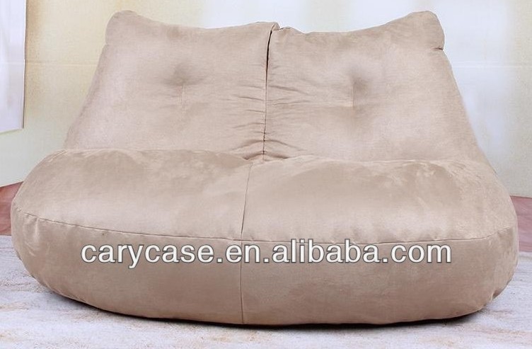 extra large bean bag lounge , double seat beanbag seat sofas,puffy sofa lounge