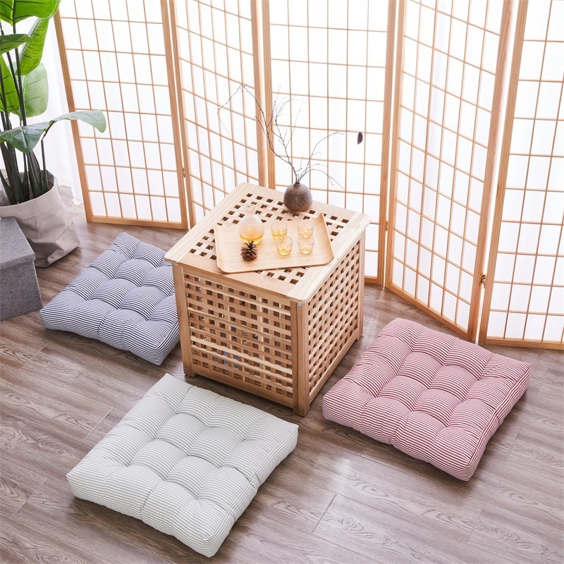 thick cushion tatami mat floor cushion bay window square round lazy cushion meditation futon