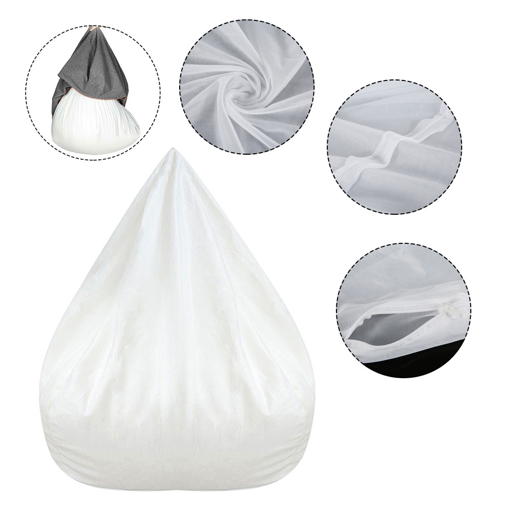 Breathable mesh fabric cotton bean bag liner bag , beanbag linings