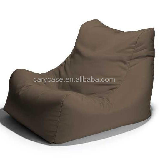 Outdoor waterproof portable beanbag chair big L bean bag , pool side bean seat with ottoman