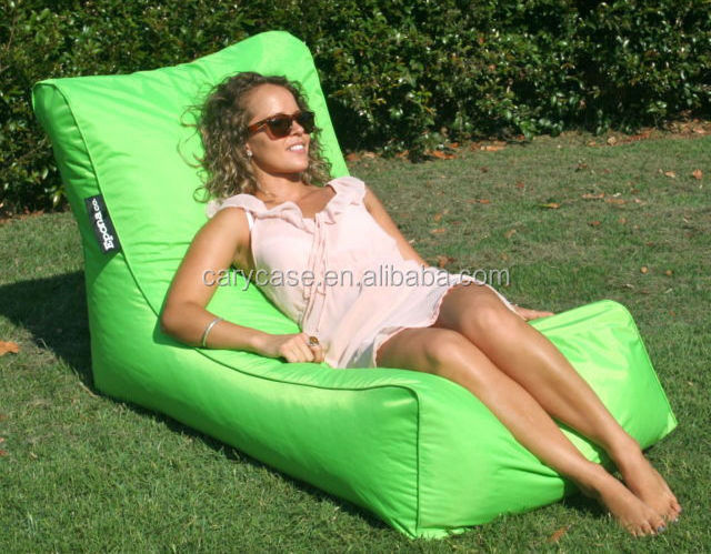 Outdoor waterproof portable beanbag chair big pool bean bag, beach beanbag lounger