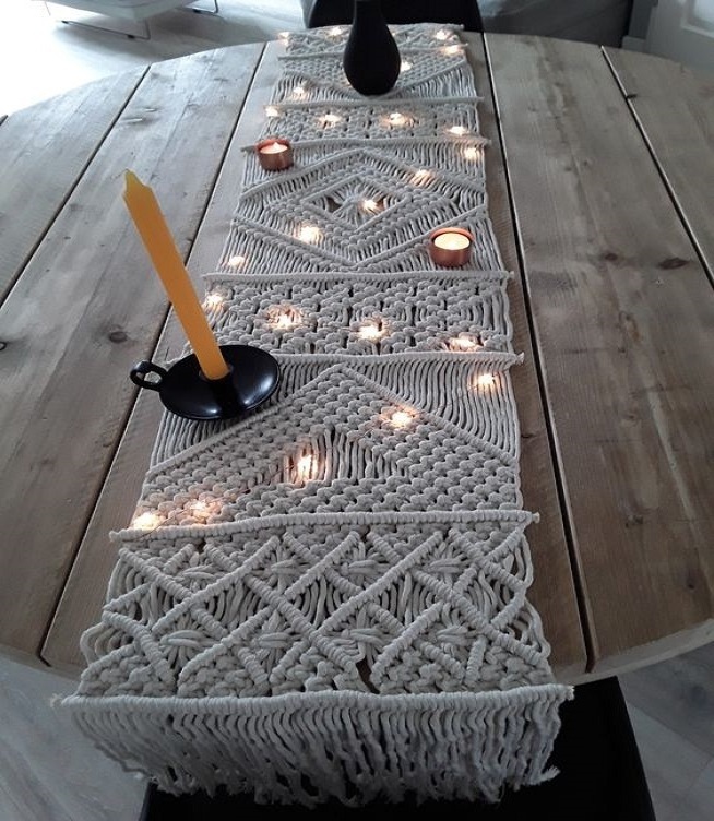 Handmade Macrame Table Runner Manufacturer Supplier from India