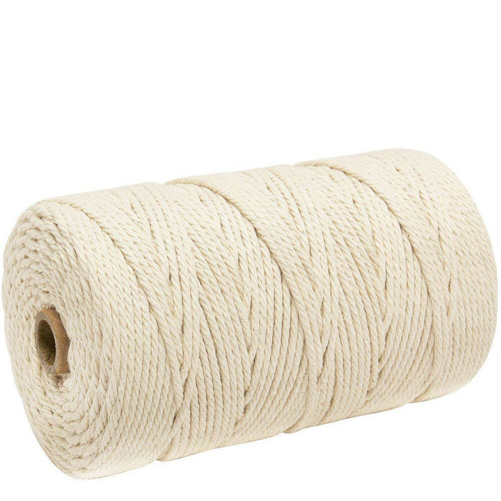 macrame twisted cotton cord for macrame making or other uses