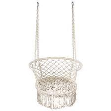 Bohemian Hammock Comfortable Cotton Rope Macrame Swing Hanging Chair