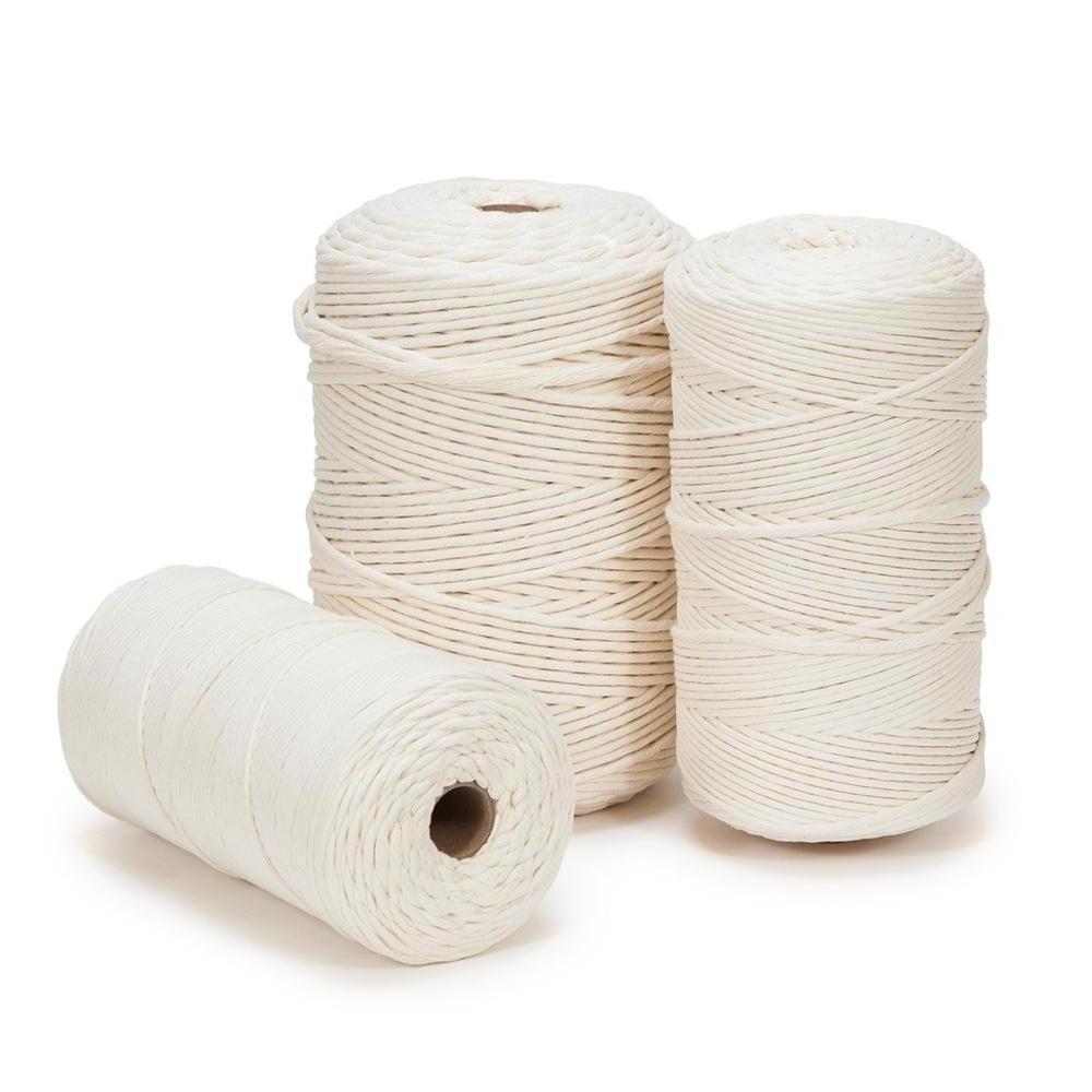 macrame twisted cotton cord for macrame making or other uses