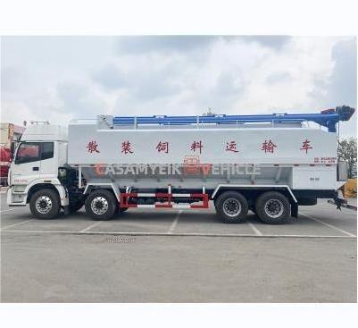 Cheap price FOTON HOWO IZUSU Bulk Feed delivery tank truck